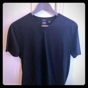 Hugo Boss black short sleeve v-neck, never worn